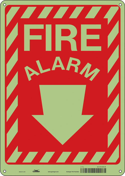 Safety Sign 14 in x 10 in Polyethylene