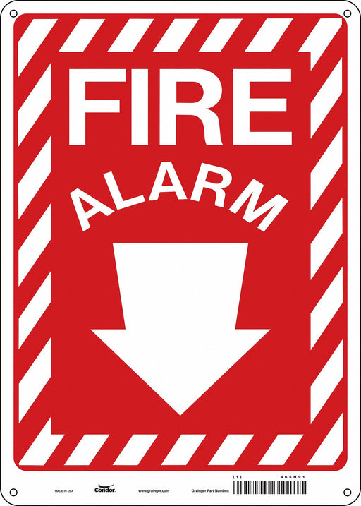 Safety Sign 14 in x 10 in Polyethylene