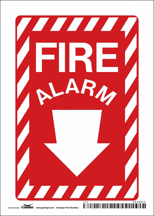 Safety Sign 7 in x 5 in Vinyl