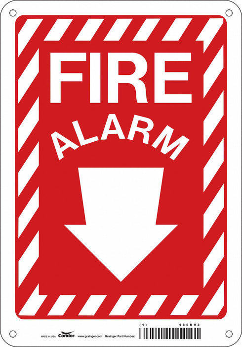 Safety Sign 10 in x 7 in Vinyl