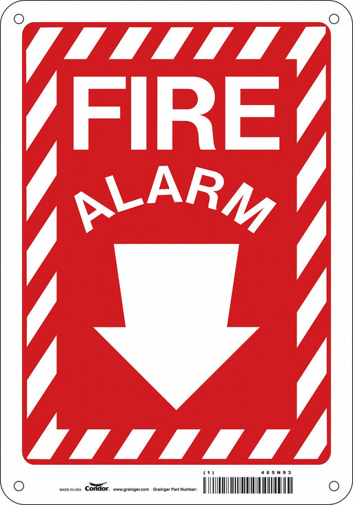 Safety Sign 10 in x 7 in Vinyl