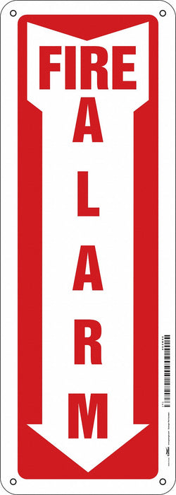 Safety Sign 14 in x 5 in Aluminum