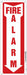 Safety Sign 14 in x 5 in Aluminum