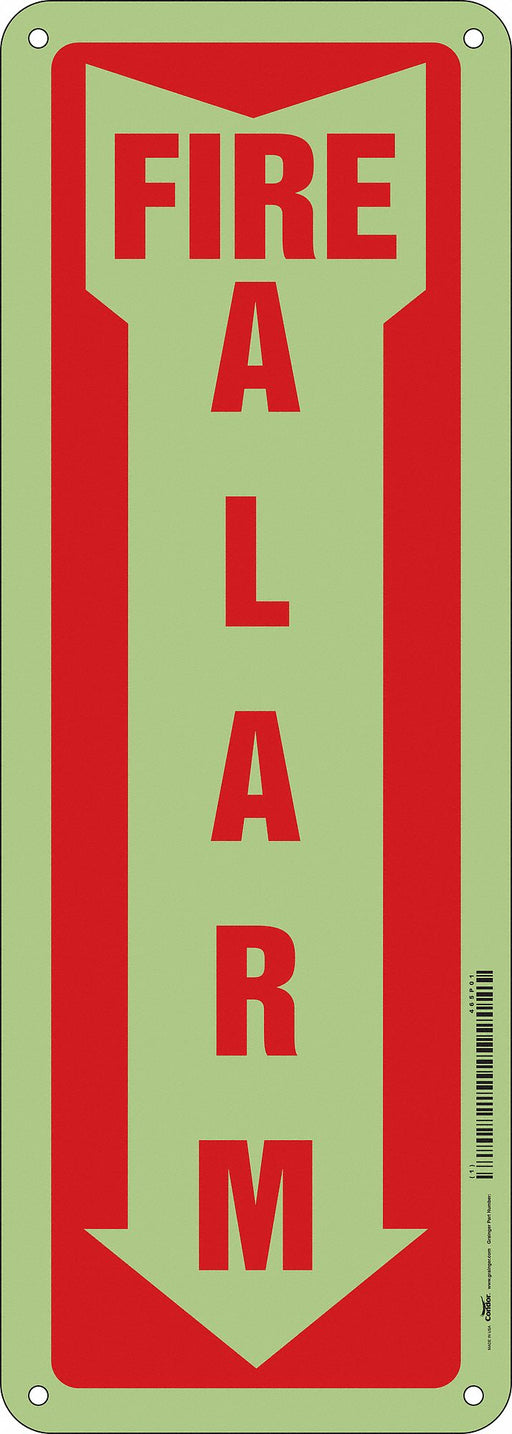 Safety Sign 14 in x 5 in Polyethylene