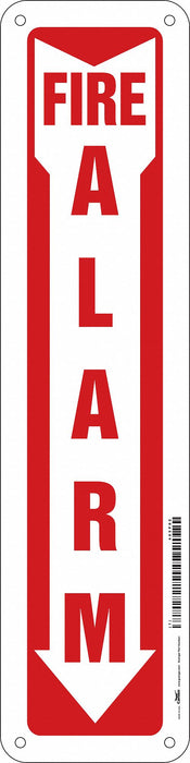 Safety Sign 14 x 3 1/2 in Polyethylene