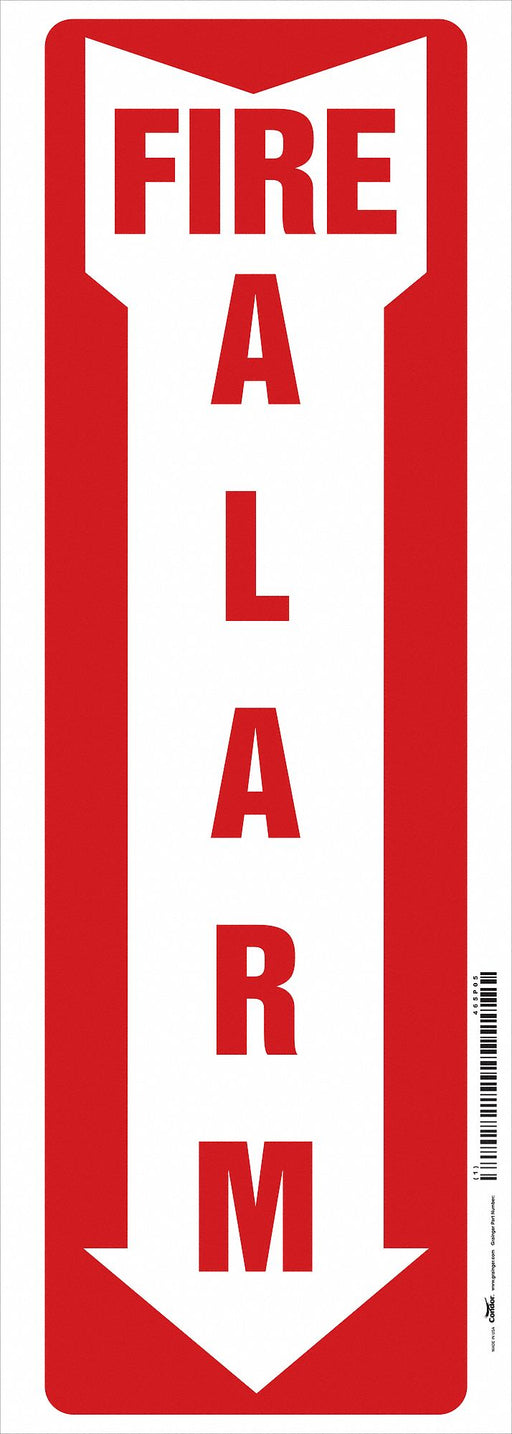 Safety Sign 14 in x 5 in Vinyl