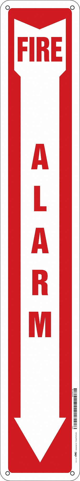 Safety Sign 24 in x 4 in Polyethylene