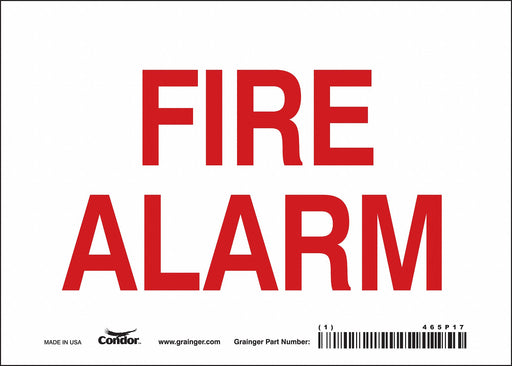 Safety Sign 5 in x 7 in Vinyl