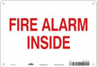 Safety Sign 7 in x 10 in Aluminum