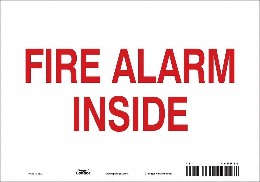 Safety Sign 7 in x 10 in Vinyl