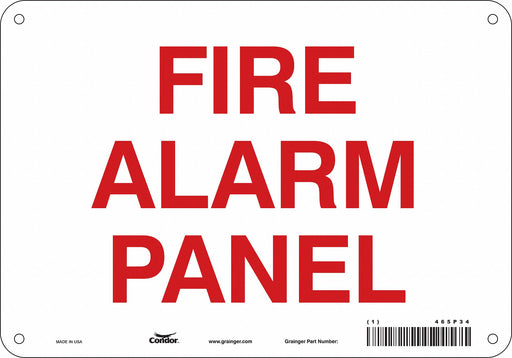 Safety Sign 7 in x 10 in Polyethylene