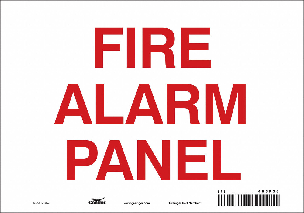 Safety Sign 7 in x 10 in Vinyl