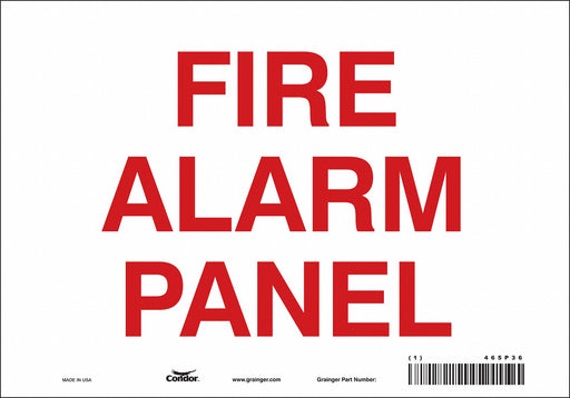 Safety Sign 7 in x 10 in Vinyl