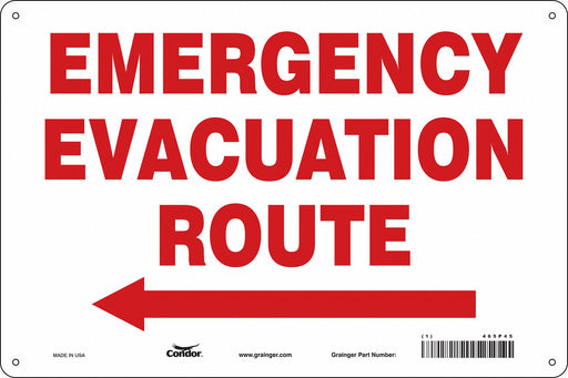 Safety Sign 24 in x 36 in Polyethylene