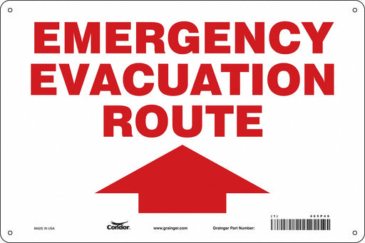 Safety Sign 24 in x 36 in Polyethylene