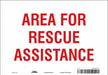 Safety Sign 7 in x 10 in Vinyl