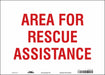 Safety Sign 10 in x 14 in Vinyl