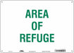 Safety Sign 10 in x 14 in Aluminum