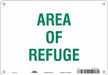 Safety Sign 7 in x 10 in Polyethylene