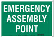Safety Sign 14 in x 20 in Aluminum