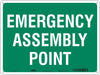 Safety Sign 18 in x 24 in Polyethylene