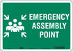 Safety Sign 10 in x 14 in Polyethylene