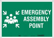 Safety Sign 14 in x 20 in Polyethylene