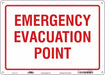 Safety Sign 10 in x 14 in Polyethylene