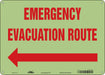 J9664 Safety Sign 10 in x 14 in Polyethylene