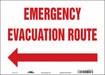 J9664 Safety Sign 10 in x 14 in Vinyl