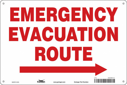 Safety Sign 24 in x 36 in Polyethylene