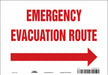 J9665 Safety Sign 7 in x 10 in Vinyl
