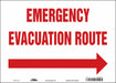 J9665 Safety Sign 10 in x 14 in Vinyl
