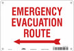 Safety Sign 7 in x 10 in Polyethylene