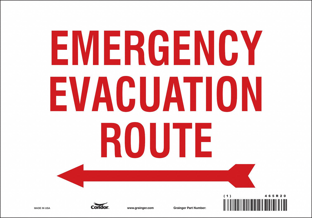 Safety Sign 7 in x 10 in Vinyl
