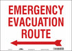 Safety Sign 10 in x 14 in Vinyl