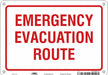 Safety Sign 7 in x 10 in Polyethylene