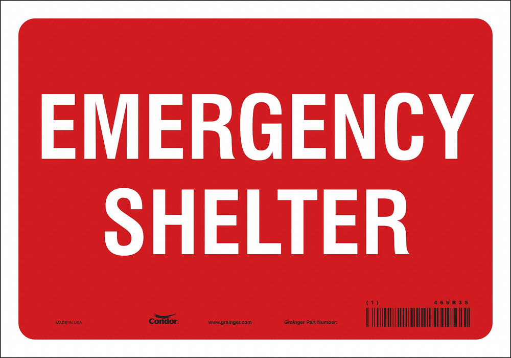 Safety Sign 7 in x 10 in Vinyl
