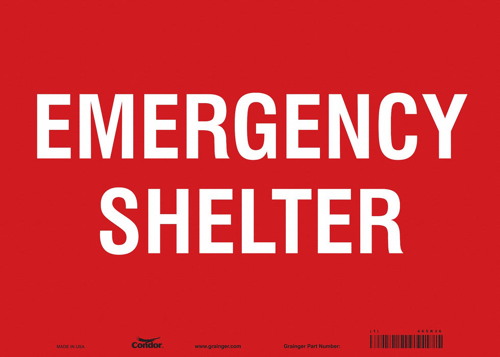 Safety Sign 10 in x 14 in Vinyl