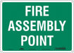 Safety Sign 10 in x 14 in Polyethylene