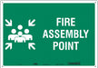 Safety Sign 14 in x 20 in Aluminum