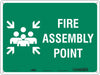 Safety Sign 18 in x 24 in Polyethylene