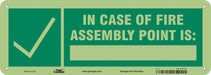 Safety Sign 5 in x 14 in Polyethylene