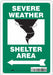 Safety Sign 10 in x 7 in Aluminum