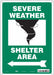 Safety Sign 14 in x 10 in Aluminum