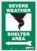 Safety Sign 14 in x 10 in Polyethylene