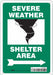 Safety Sign 10 in x 7 in Aluminum