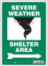 Safety Sign 14 in x 10 in Aluminum