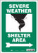 Safety Sign 14 in x 10 in Vinyl