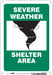 Safety Sign 10 in x 7 in Aluminum